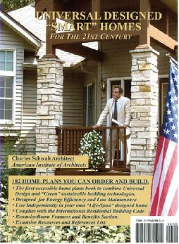 Image photograph of Charles M. Schwab Architect on the book Universal Designed Smart Homes book backcover.